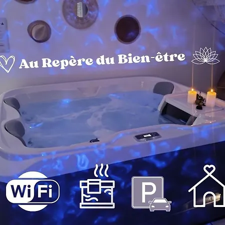 Cozy With Private Hot Tub Near Amiens Semesterbostad
